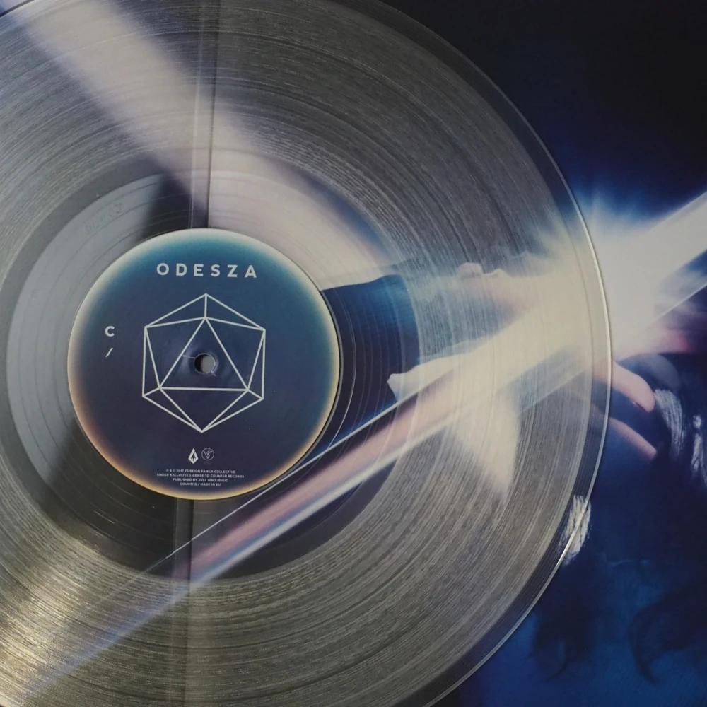 Printed inner sleeves for Odesza vinyl release