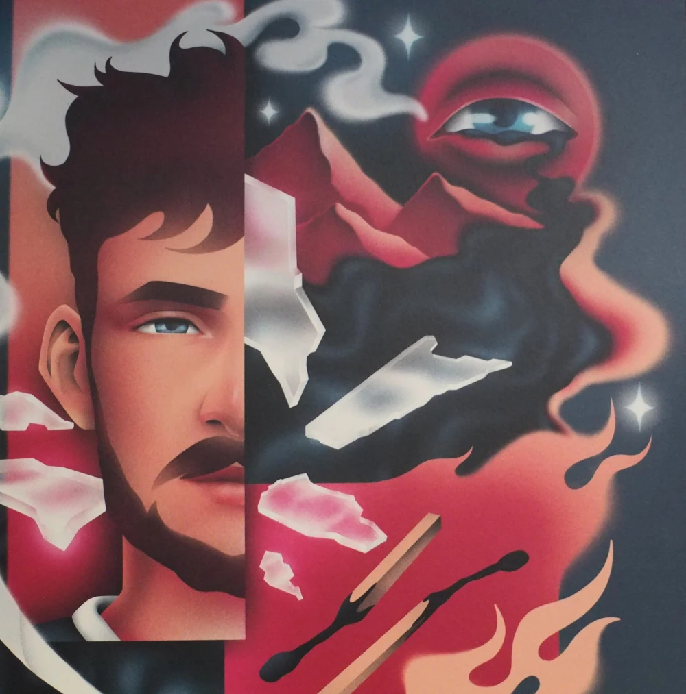 Custom vinyl sleeve design printed on Alaska cardboard for Pijus Opera