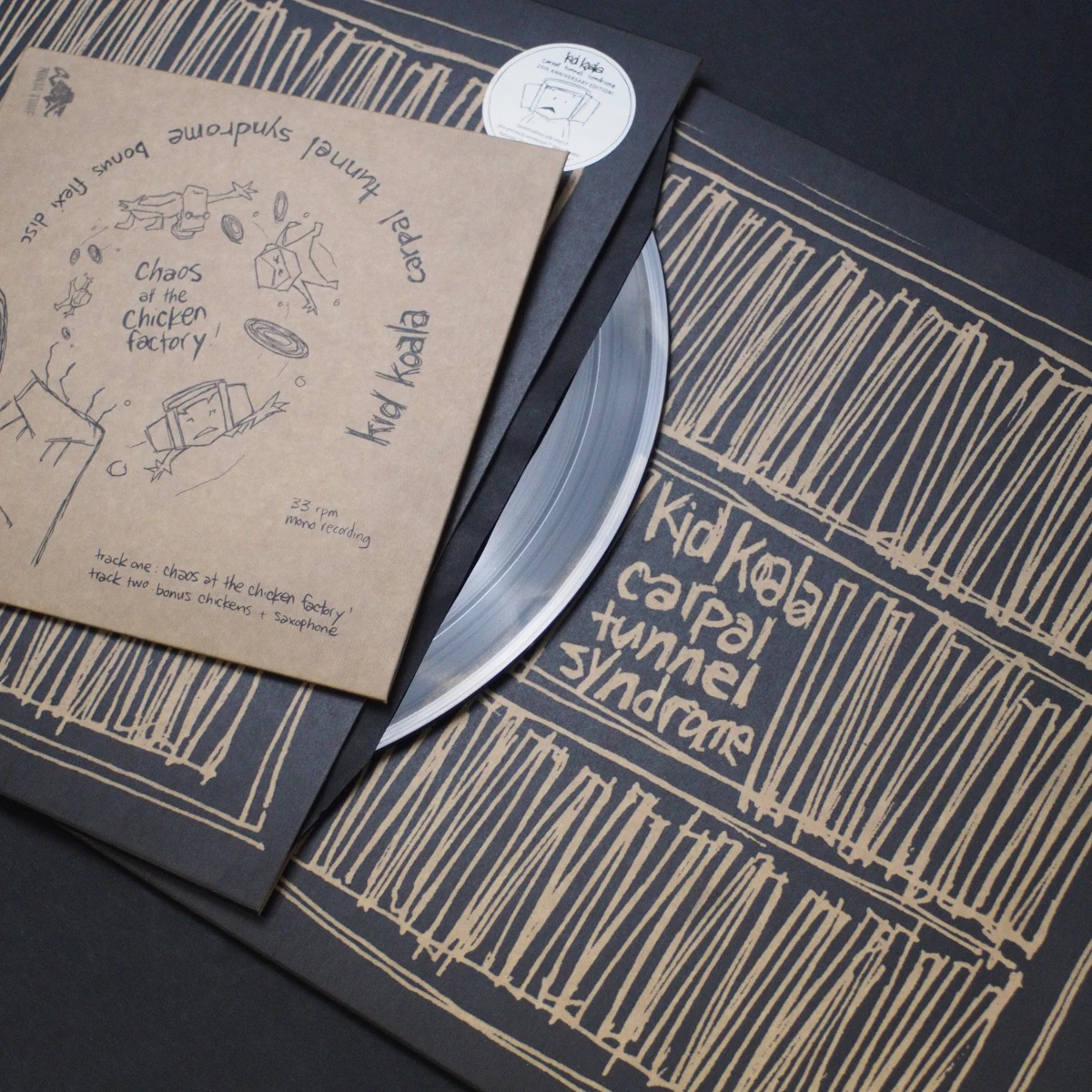 Kid Koala - Cover and bonus flexi disc packaging.