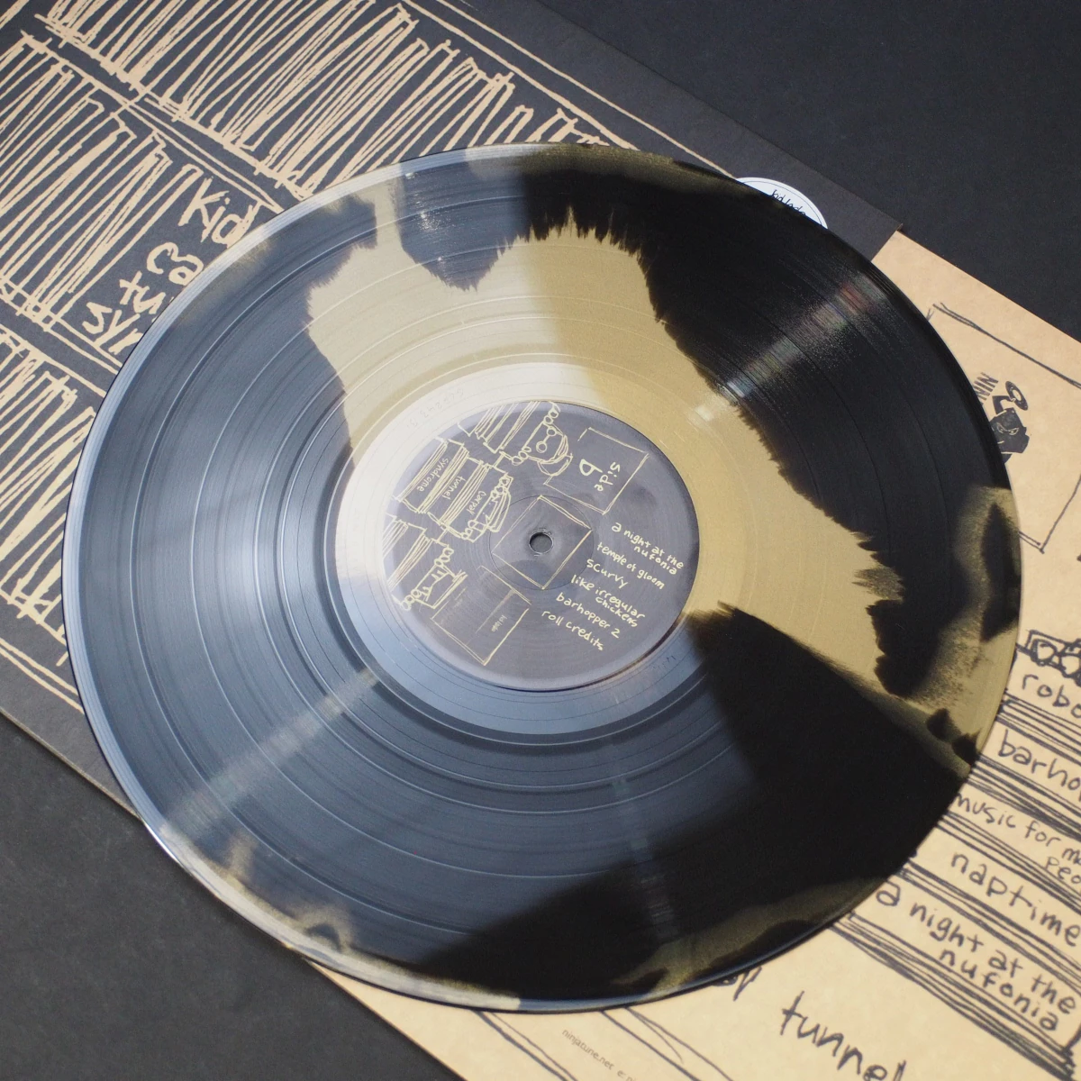 Kid Koala - Vinyl Side A: Black and sand colored pressing.