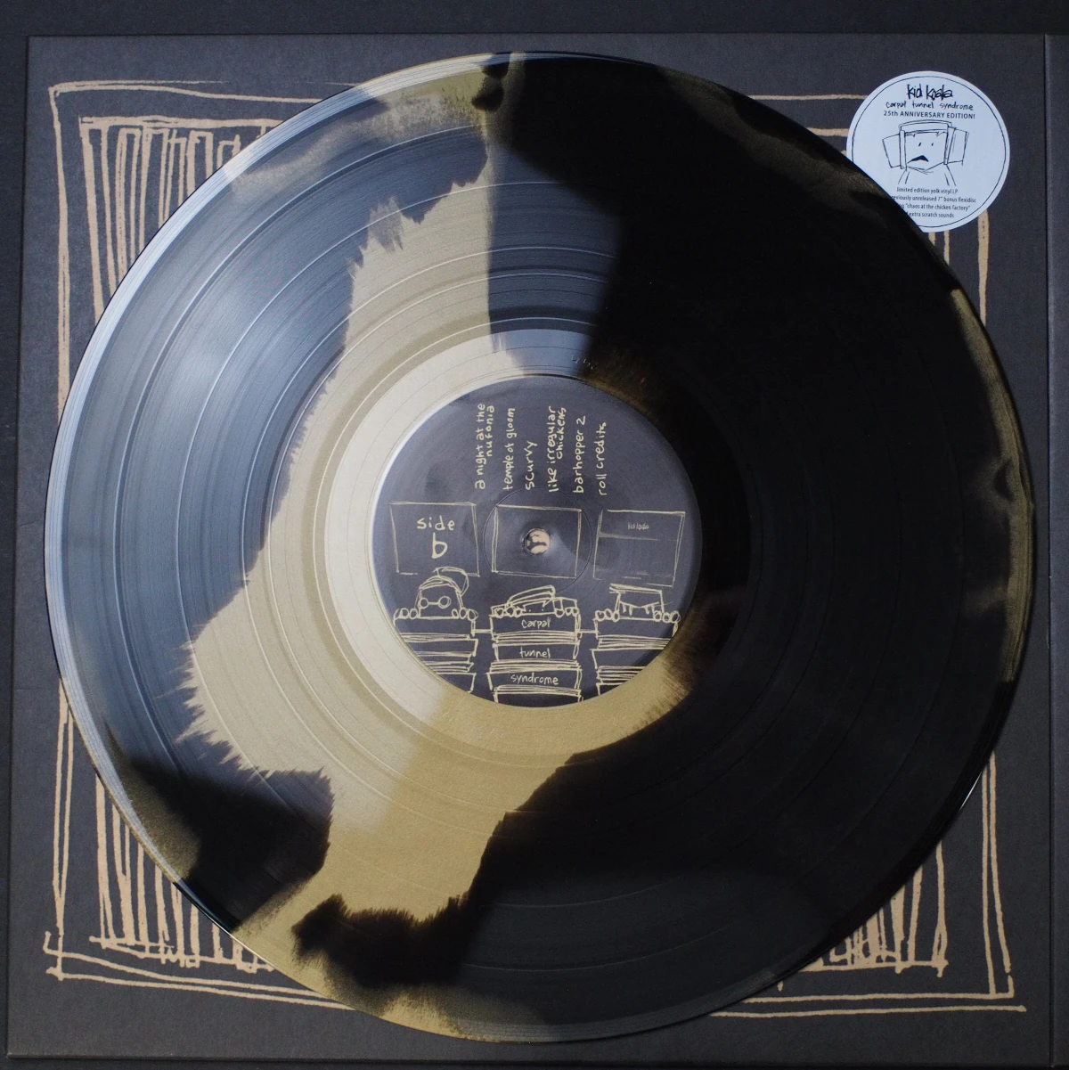 Kid Koala - Vinyl Side B: Split color pressing.